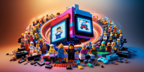 A Fusion of Nostalgia and Innovation: The Ultimate Lego Gaming Tribute Logo