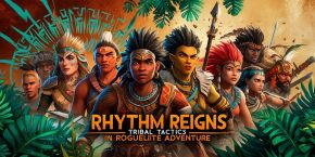 Rhythm Reigns: Tribal Tactics in a Roguelite Adventure Logo