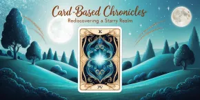 Card-Based Chronicles: Rediscovering a Starry Realm Logo