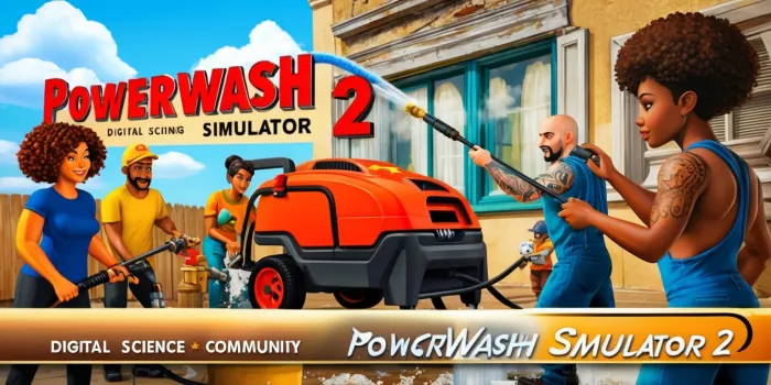 Digital Restoration: Uniting Art, Science, and Community in PowerWash Simulator 2 Logo