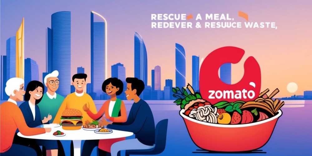 Zomato Launches Innovative Food Rescue Program to Combat Waste and Offer Discounts on Cancelled Meals