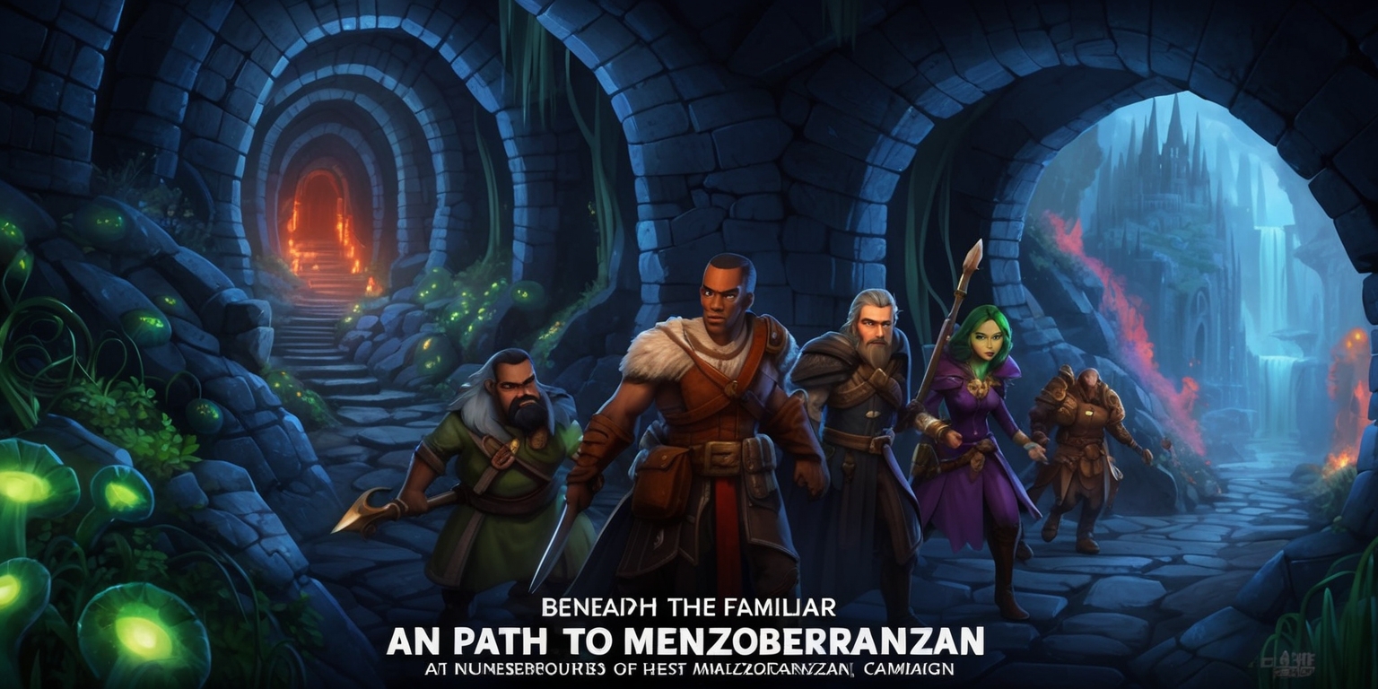 Beneath the Familiar: An Underground Odyssey in the Path to Menzoberranzan Campaign