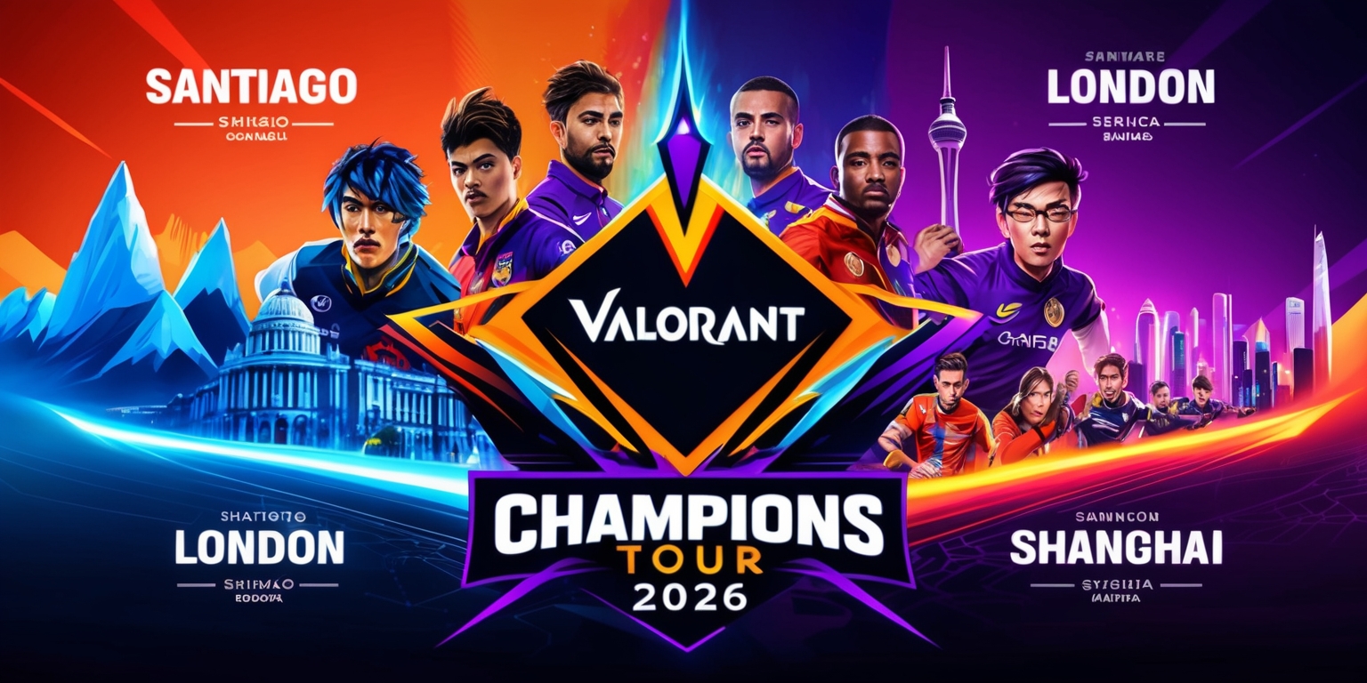 Valorant Champions Tour 2026: The Global Journey to Santiago, London, and Shanghai