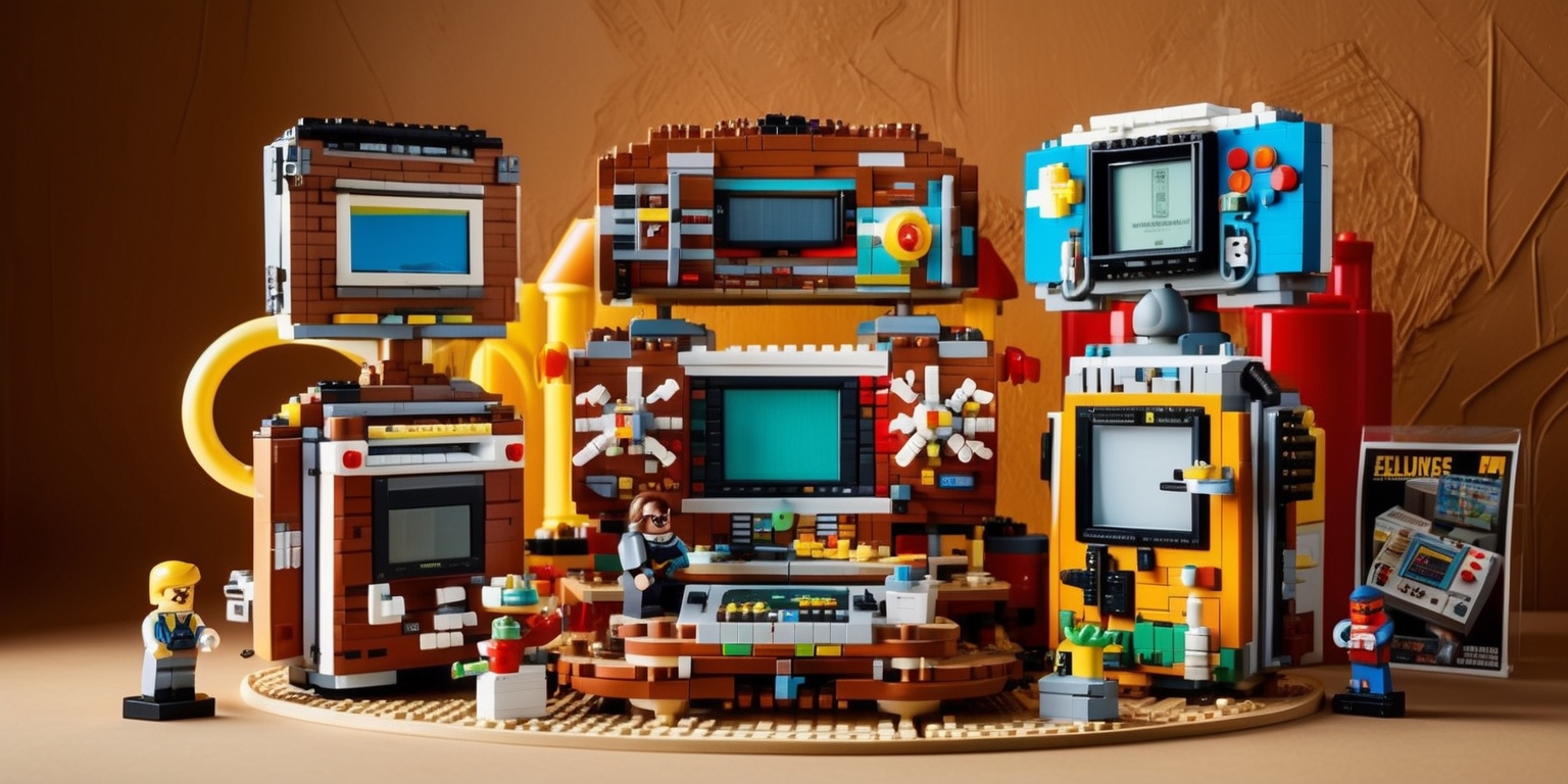 Brick-Built Nostalgia: A Tribute to Classic Handheld Gaming