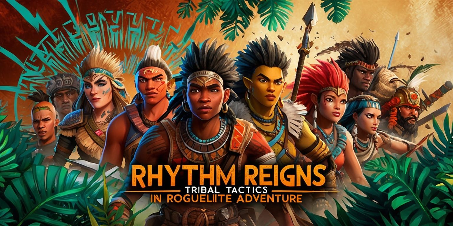 Rhythm Reigns: Tribal Tactics in a Roguelite Adventure